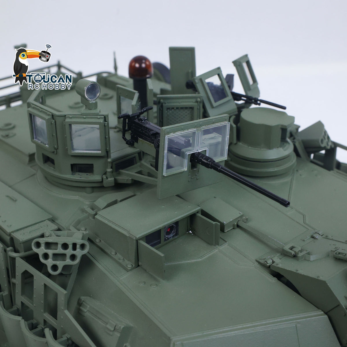 IN Stock TOUCAN 1/16 Full Metal USA Abrams M1A2 RTR RC Tank 3918 TUSK II Dual Flow Gearbox 360 Degrees Turret Barrel Recoil FPV BB IR Smoke