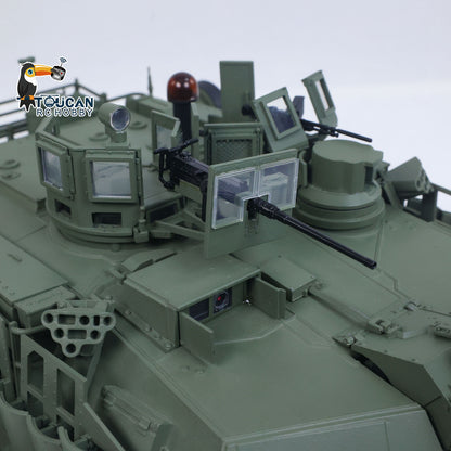IN Stock TOUCAN 1/16 Full Metal USA Abrams M1A2 RTR RC Tank 3918 TUSK II Dual Flow Gearbox 360 Degrees Turret Barrel Recoil FPV BB IR Smoke