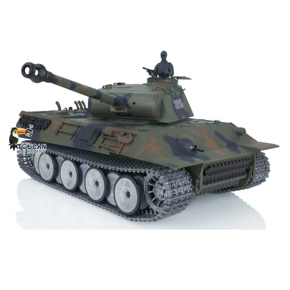 Henglong 1/16 TK7.0 German Panther RTR RC Tank 3819 FPV 360 Degrees Turret BB IR Smoke Metal Barrel Tracks Sprockets Idlers Road Wheels