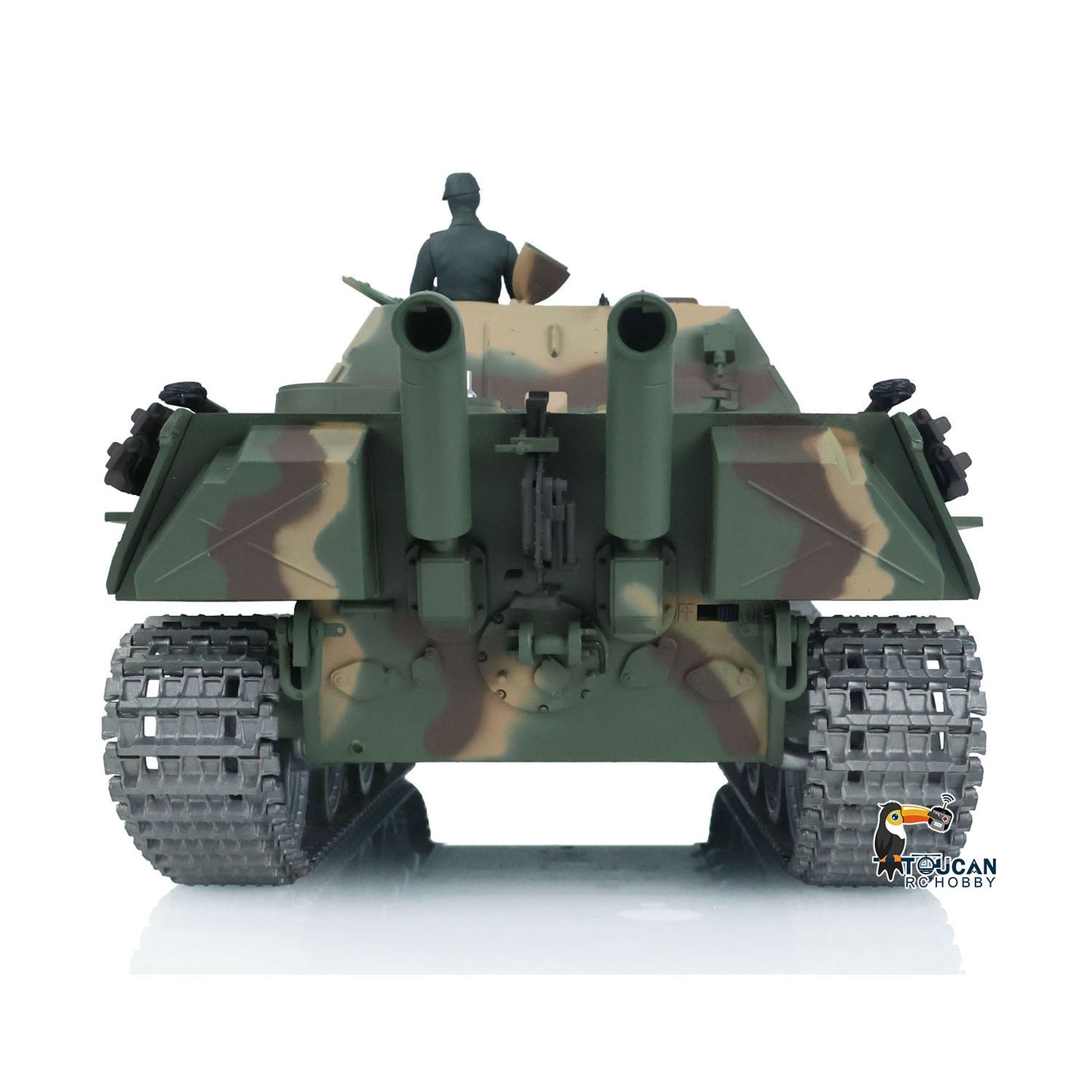 Henglong 1/16 7.0 Customized Jadpanther RTR RC Tank 3869 Metal Tracks Driving Wheels Suspension Infrared Combating Smoking System BB