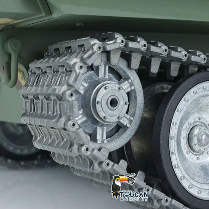 Henglong 1/16 7.0 Customized Jadpanther RTR RC Tank 3869 FPV Metal Tracks Wheels Return Rollers Infrared Combating System