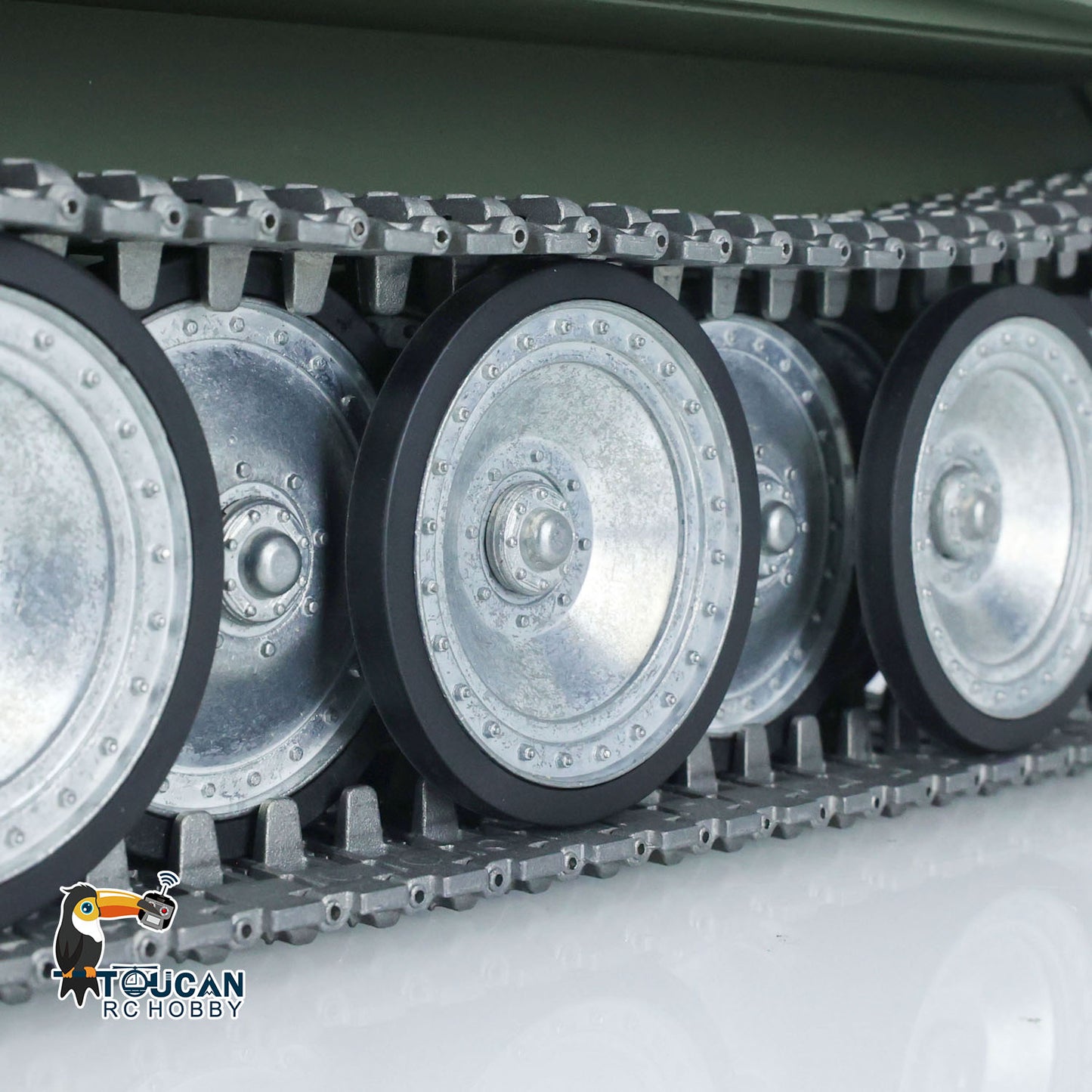 Henglong 1/16 7.0 Customized Jadpanther RTR RC Tank 3869 FPV Metal Tracks Wheels Return Rollers Infrared Combating System
