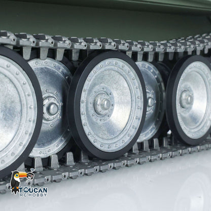 Henglong 1/16 7.0 Customized Jadpanther RTR RC Tank 3869 FPV Metal Tracks Wheels Return Rollers Infrared Combating System