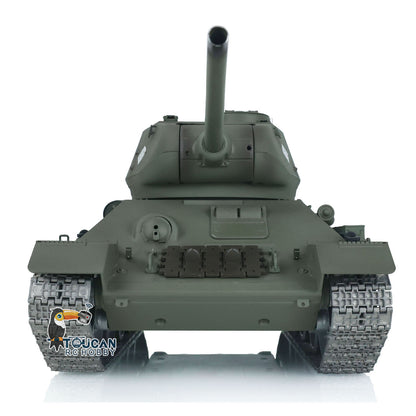 Henglong 1/16 7.0 T34-85 3909 RTR RC Tank BB IR Barrel Recoil 360 Degree Turret Metal Tracks Road Drive Idler Wheels
