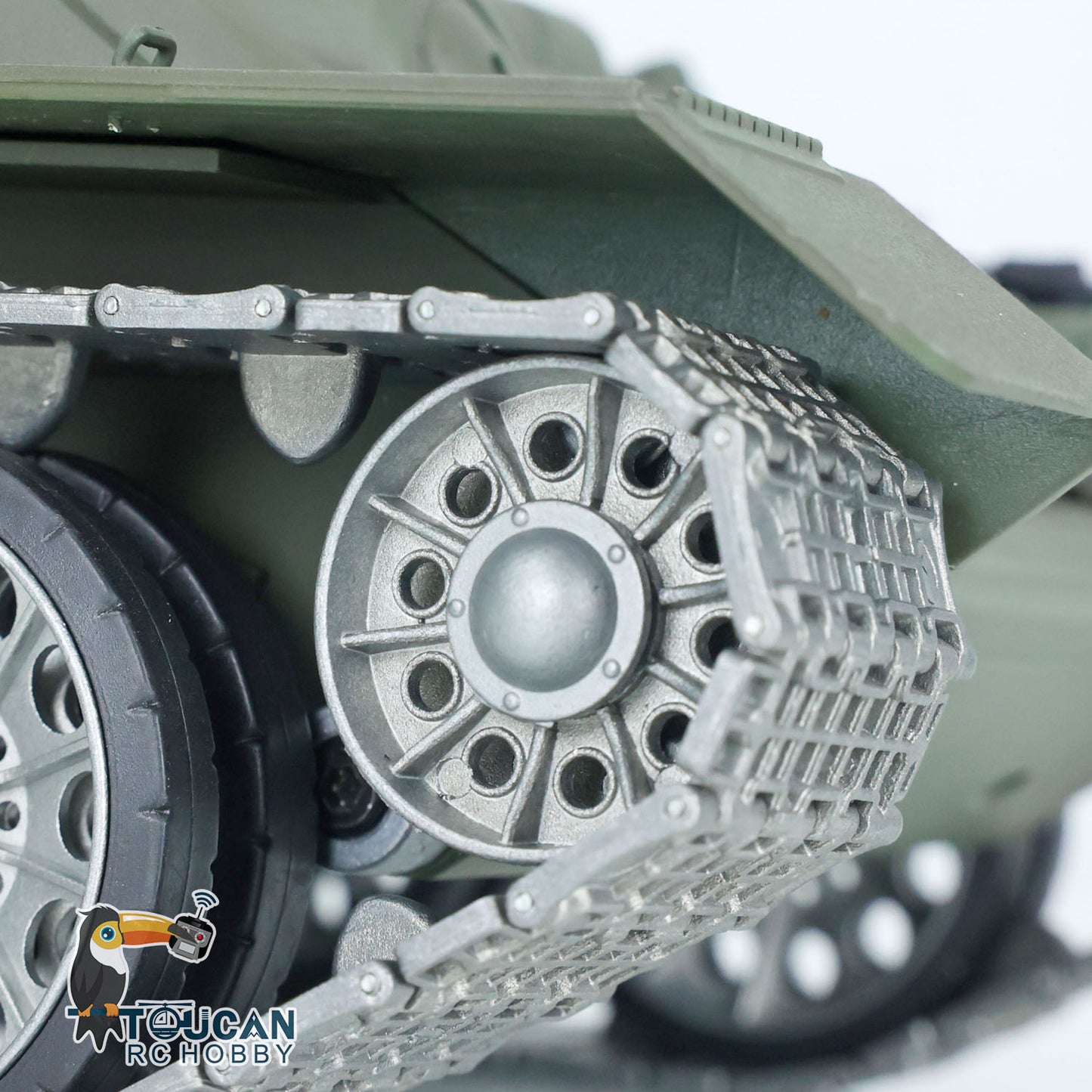 Henglong 1/16 7.0 T34-85 RC Tank 3909 360?? Turret IR BB Metal Track Wheels Radio Control Military Model Barrel Recoil Smoke Gearbox