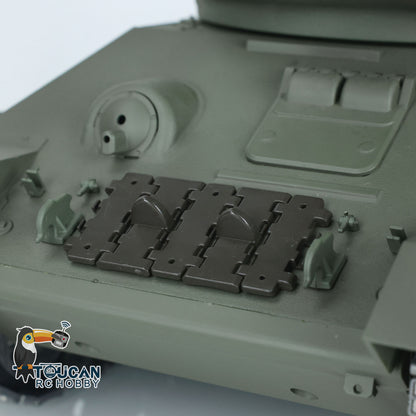 Henglong 1/16 7.0 T34-85 3909 RTR RC Tank BB IR Barrel Recoil 360 Degree Turret Metal Tracks Road Drive Idler Wheels