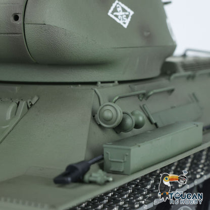 Henglong 1/16 7.0 T34-85 3909 RTR RC Tank BB IR Barrel Recoil 360 Degree Turret Metal Tracks Road Drive Idler Wheels