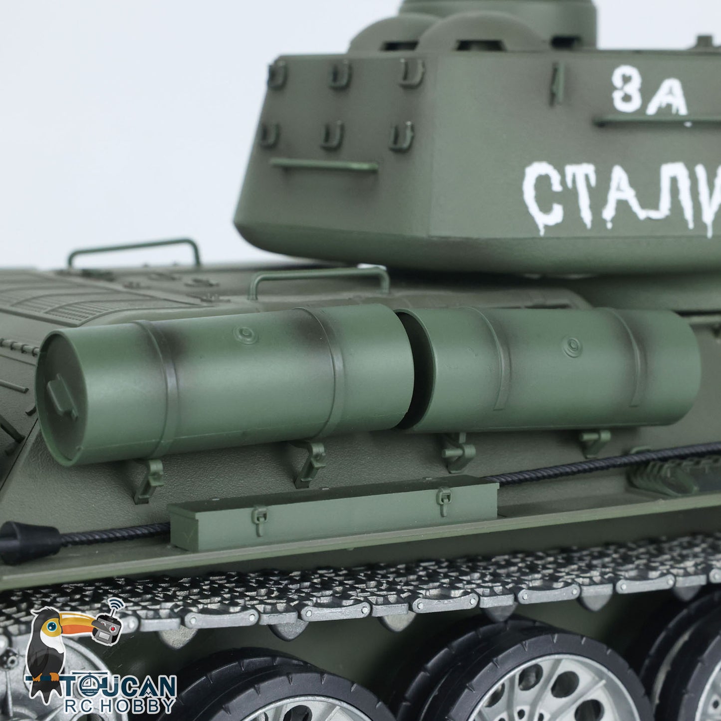 Henglong 1/16 7.0 T34-85 3909 RTR RC Tank BB IR Barrel Recoil 360 Degree Turret Metal Tracks Road Drive Idler Wheels