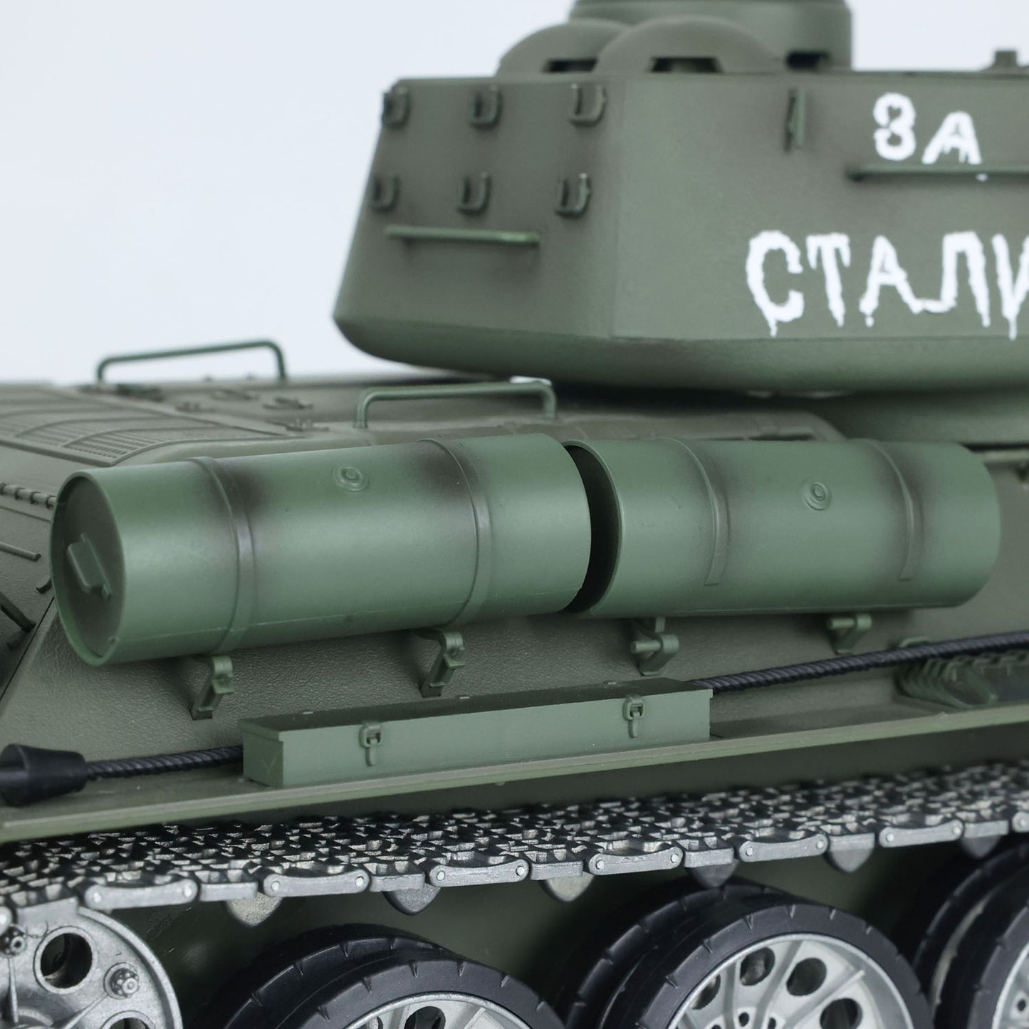 US Warehouse 1/16 7.0 Henglong 3909 Soviet T34-85 RC Tank Infrared Combating Smoking 360 Degree Metal Wheels Barrel Recoil Mainboard