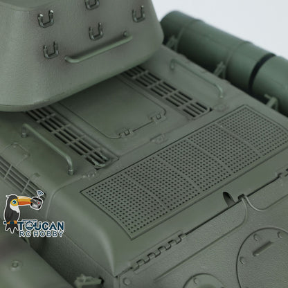 Henglong 1/16 7.0 T34-85 3909 RTR RC Tank BB IR Barrel Recoil 360 Degree Turret Metal Tracks Road Drive Idler Wheels