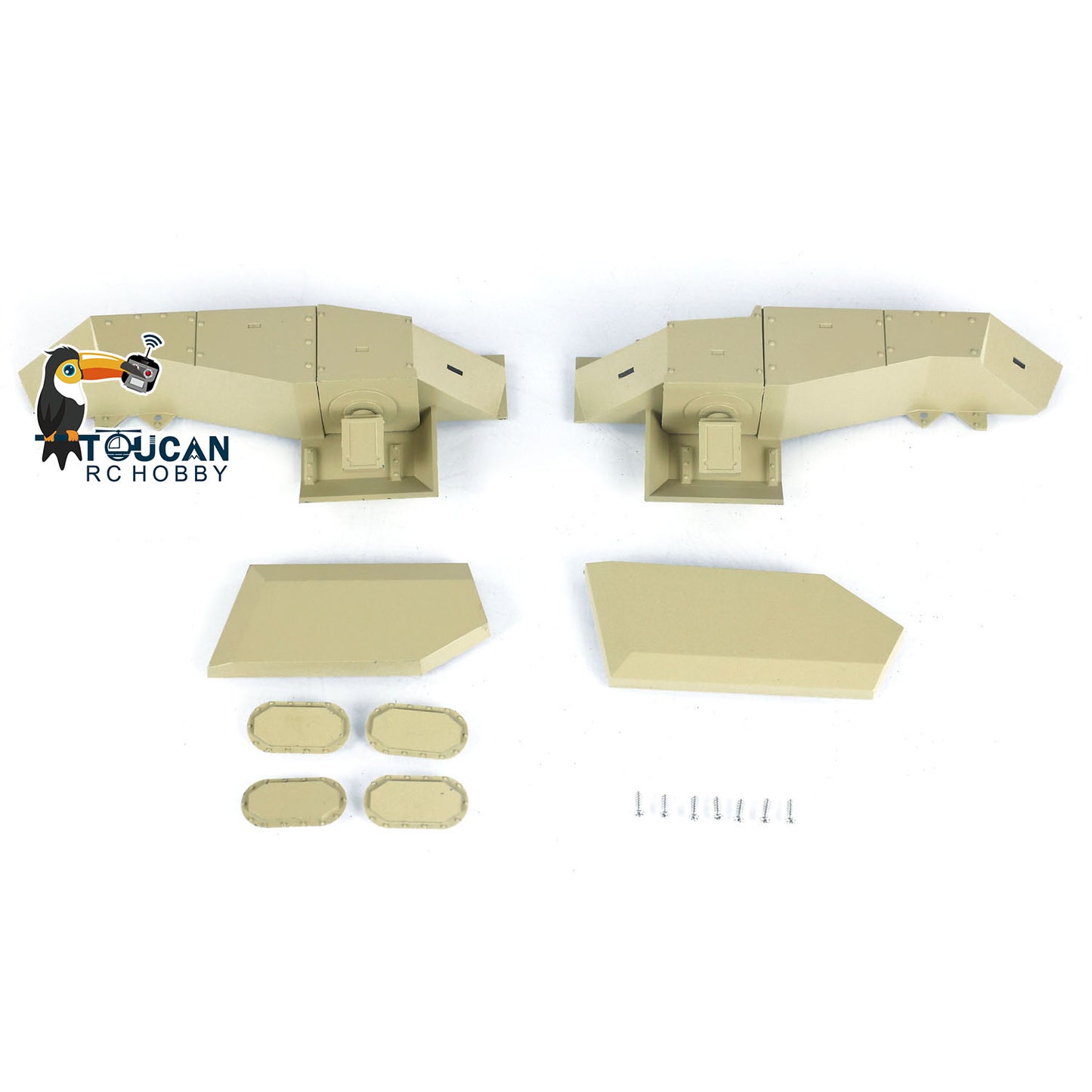 Remote Control Tank Part Metal Decorative Set For 1/16 Henglong M1A2 Abrams 3918 Tank Vehicle Model Replacement Accessories