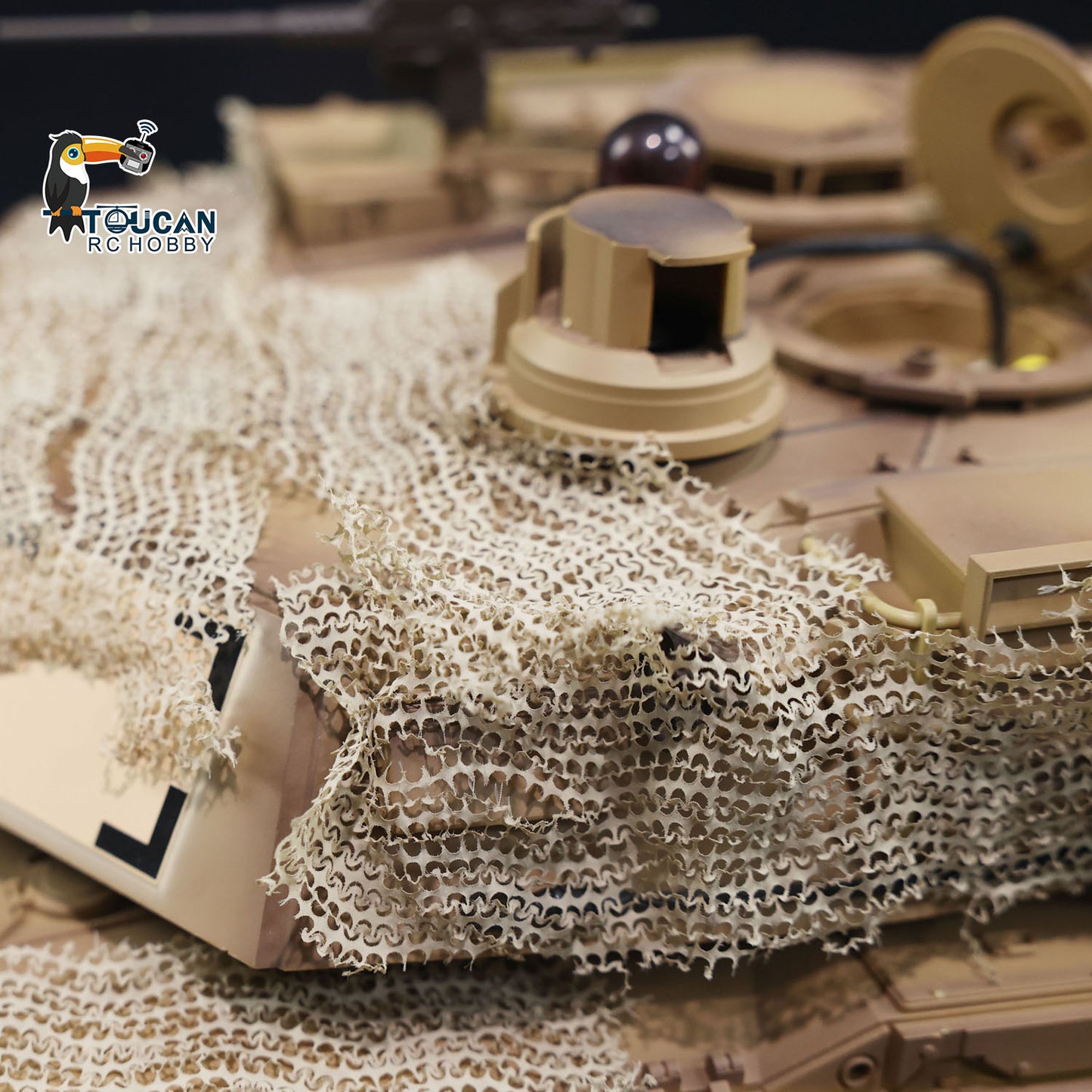 Plastic High Density Camouflage Net for HengLong 1/16 3908 RC Tank Tiger I Challenger II Radio Control Military Model Parts