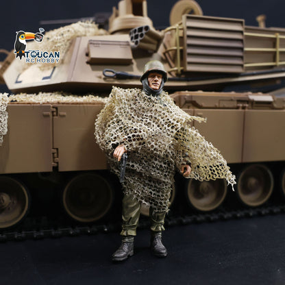 Plastic High Density Camouflage Net for HengLong 1/16 3908 RC Tank Tiger I Challenger II Radio Control Military Model Parts