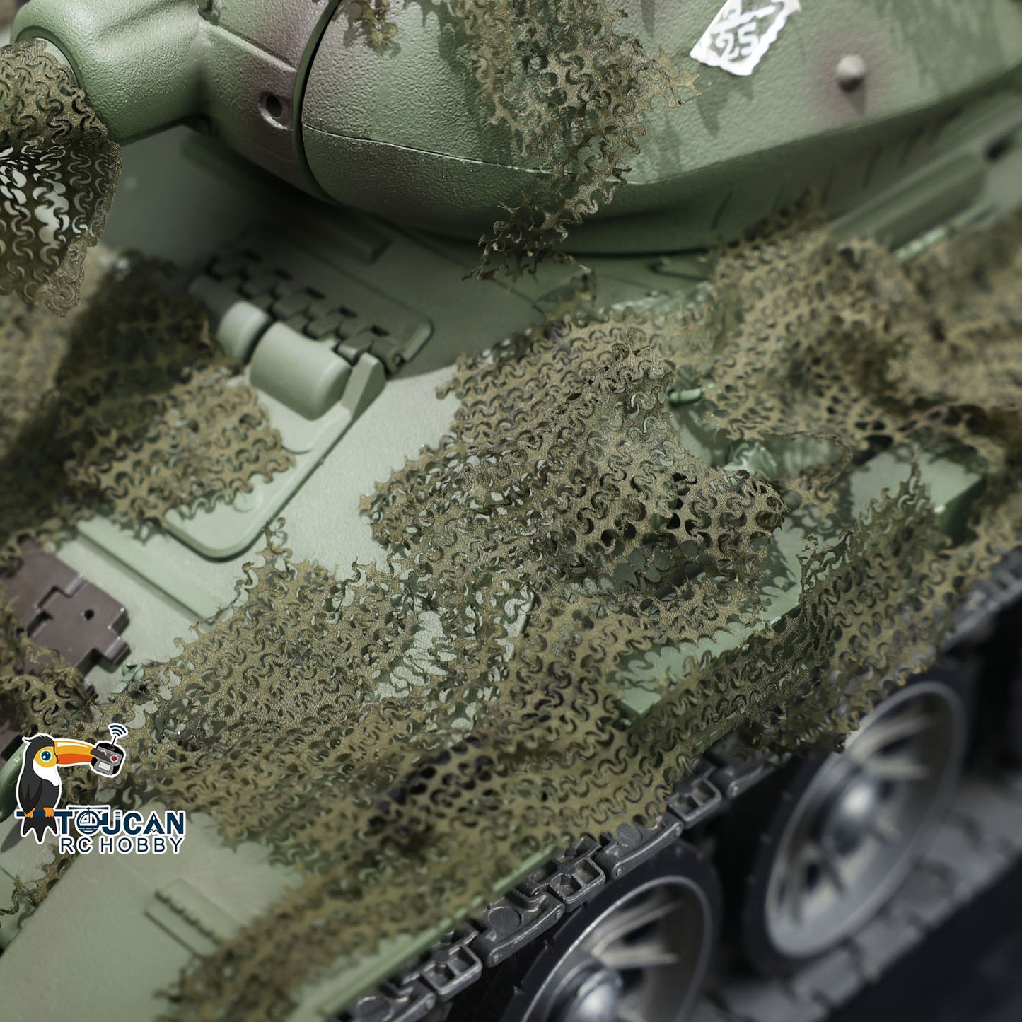 Plastic High Density Camouflage Net for HengLong 1/16 3908 RC Tank Tiger I Challenger II Radio Control Military Model Parts