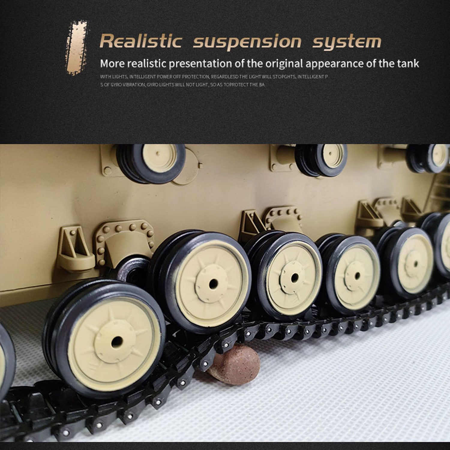 Henglong 1/16 TK7.0 Special Spray Painting Plastic German Panzer IV F2 3859 RTR RC Tank with Metal Suspension Arm Gearbox Smoke