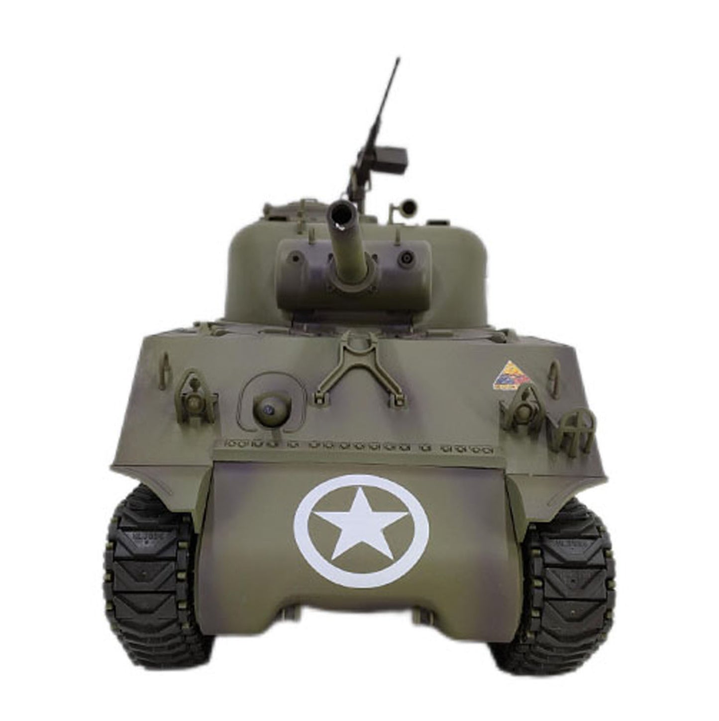 Henglong 1/16 Special Spray Painting 7.0 Plastic 3898 M4A3 Sherman RC Tank 320 Degree Turret BB IR Barrel Recoil Smoke Metal Suspension Arm Gearbox