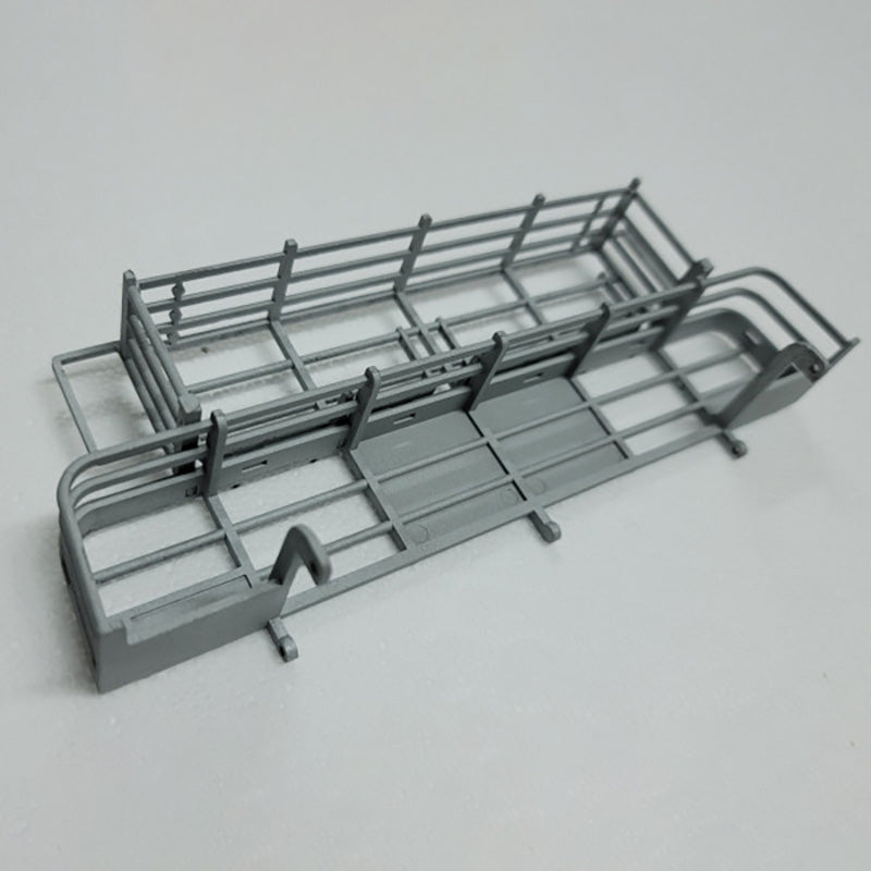 US Stock Full Metal Rear Fence Bucket Set for Henglong 1/16 RC Tank 3918 Abrams M1A2 Remote Control Tanks Military Battle Vehicle DIY Accessories