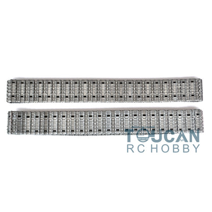 Metal Tracks Sprockets Idlers Guard Plate Machine Gun Turret Side Armor Hull Decoration For Henglong 1/16 RC 3888A Tank Model