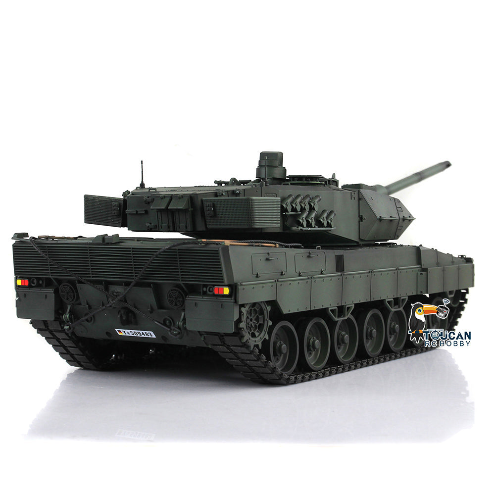 Henglong 1/16 TK7.0 3889 Leopard2A6 RTR RC Tank with FPV Barrel Recoil 360 Degrees Turret Metal Tracks Road Drive Idler Wheels Gearbox