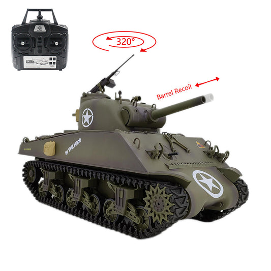 Henglong 1/16 TK7.0 USA M4A3 Sherman RTR RC Tank 3898 360 Turret Barre – Toucan RC Hobby Henglong 1/16 TK7.0 USA M4A3 Sherman RTR RC Tank 3898 360 Turret Barre – Toucan RC Hobby