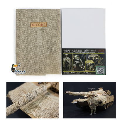 Plastic High Density Camouflage Net for HengLong 1/16 3908 RC Tank Tiger I Challenger II Radio Control Military Model Parts