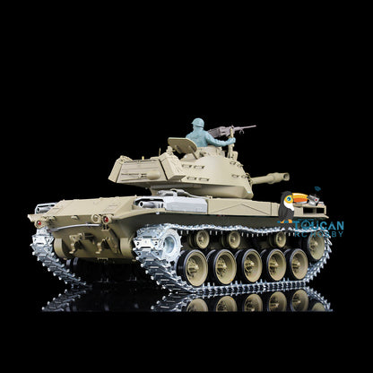 Henglong 1/16 7.0 Upgraded Walker Bulldog RC Tank 3839 FPV 360 Degree Turret Rotation Metal Tracks Sprocket Wheels Infrared Combating System