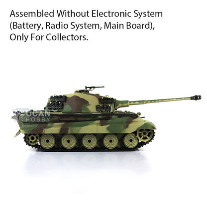 1/16 Henglong Plastic 3888A German King Tiger Henschel Static Tank Ornament Collection Display Model Without Electronic System
