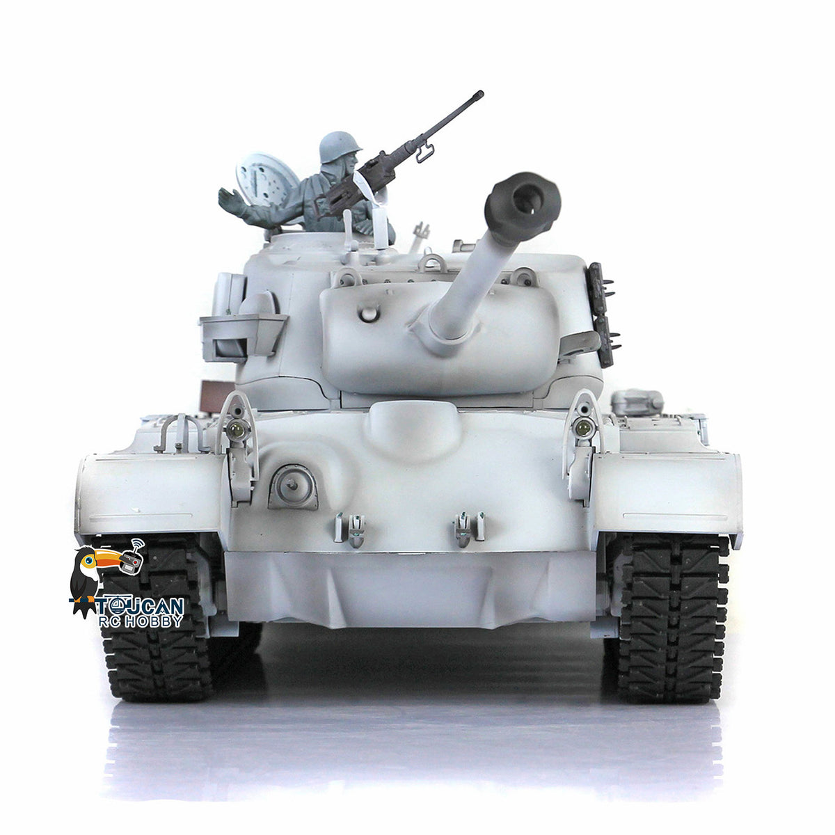 Henglong Plastic 1/16 TK7.0 3838 USA M26 Pershing RTR RC Tank Armored Vehicle Model Smoke Infrared Combat BB Sound Light System