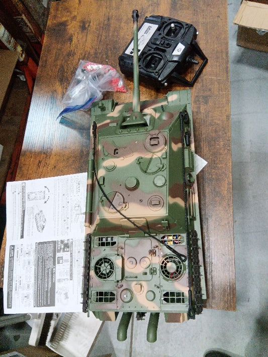 Fast Free Shipping Second Hand US Stock Henglong 1/16 Scale 7.0 Upgraded Jadpanther RTR RC Tank 3869 Metal Tracks