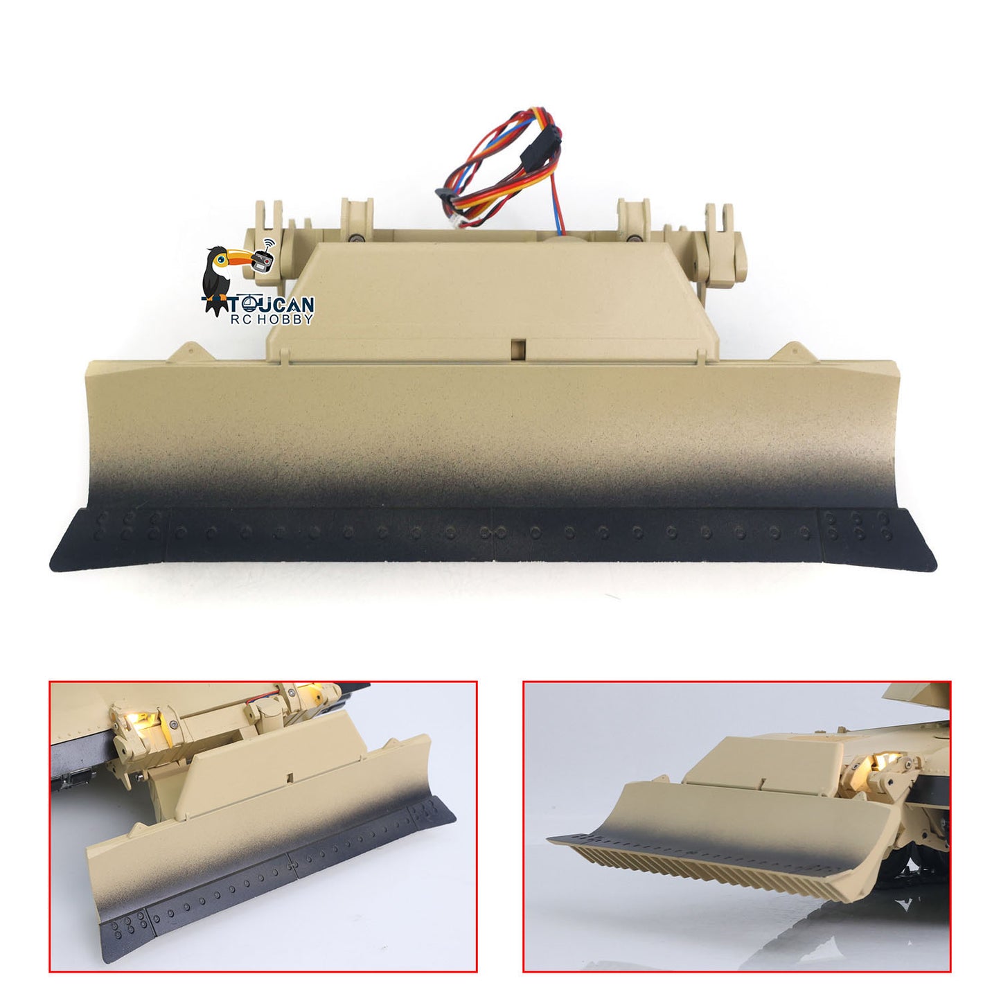 Metal Bulldozer Blade For HengLong 1/16 RC Tank 3918 Abrams M1A2 Optional Part Radio System Armored Vehicle Model TK16 Mainboard