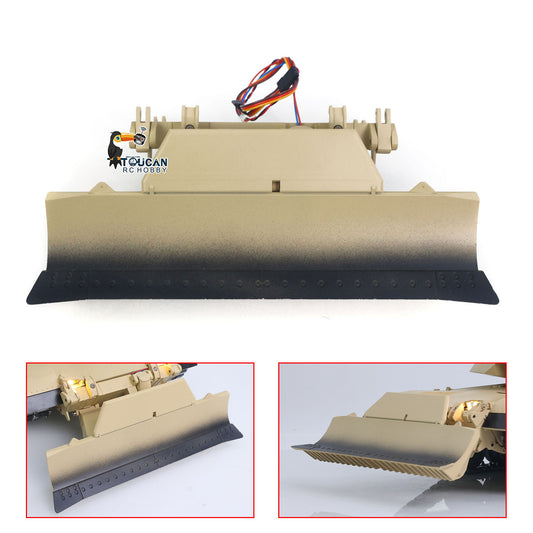 Metal Bulldozer Blade For HengLong 1/16 RC Tank 3918 Abrams M1A2 Optional Part Radio System Armored Vehicle Model TK16 Mainboard
