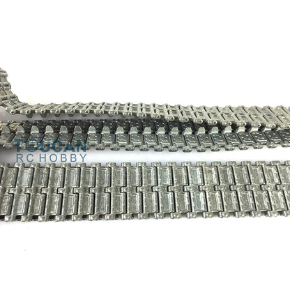 Metal Paired Single Linkages Tracks Sprockets Idlers Upper Hull Guard Plate Net For HL 1/16 Scale Russian T90 RC Tank 3938 Model