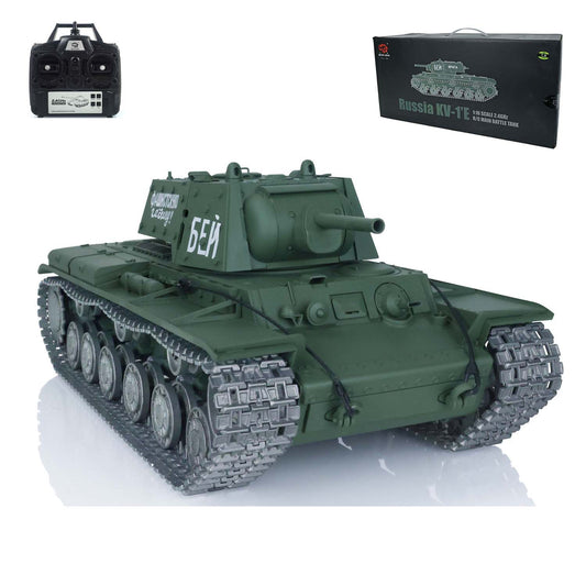 Heng Long TK7.0 1/16 T72 3939 Soviet Union KV-1 3878 RC Tank FPV 360 Degree Turret BB IR Metal Barrel Tracks Drive Idler Road Wheels