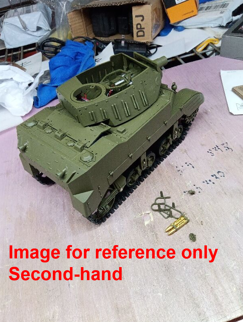 Fast Free Shipping Second Hand US Stock 1/16 CoolBank RC Tank M8 HMC Scott Radio Control Battle Tank Simulation 360¡ã Turret Rotary Smoke Sound Lights RTR Combat Vehicle