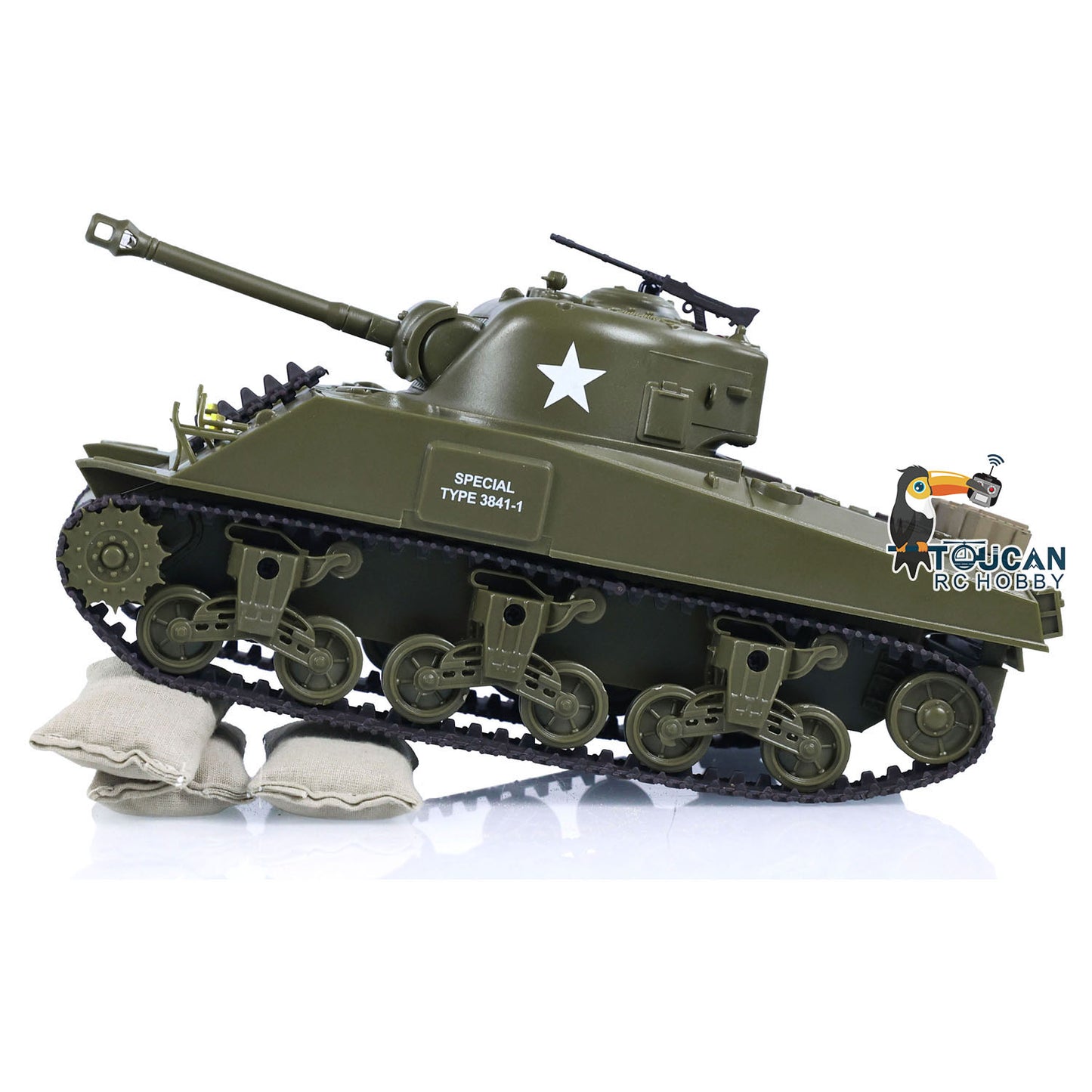 Heng Long 1/30 RC Plastic Tank Pershing 3838 M26 3898 M4A3 2.4G With Infrared Combating System Battle Tank Vehicle Model