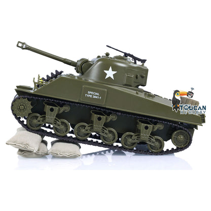 Heng Long 1/30 RC Plastic Tank Pershing 3838 M26 3898 M4A3 2.4G With Infrared Combating System Battle Tank Vehicle Model