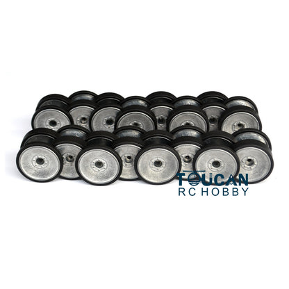 Metal Tracks Idler Sprockets Front Armour Guard Plate Ajusters Bearings For Henglong 1/16 German Tiger I 3818 Panther RC Tank DIY Parts
