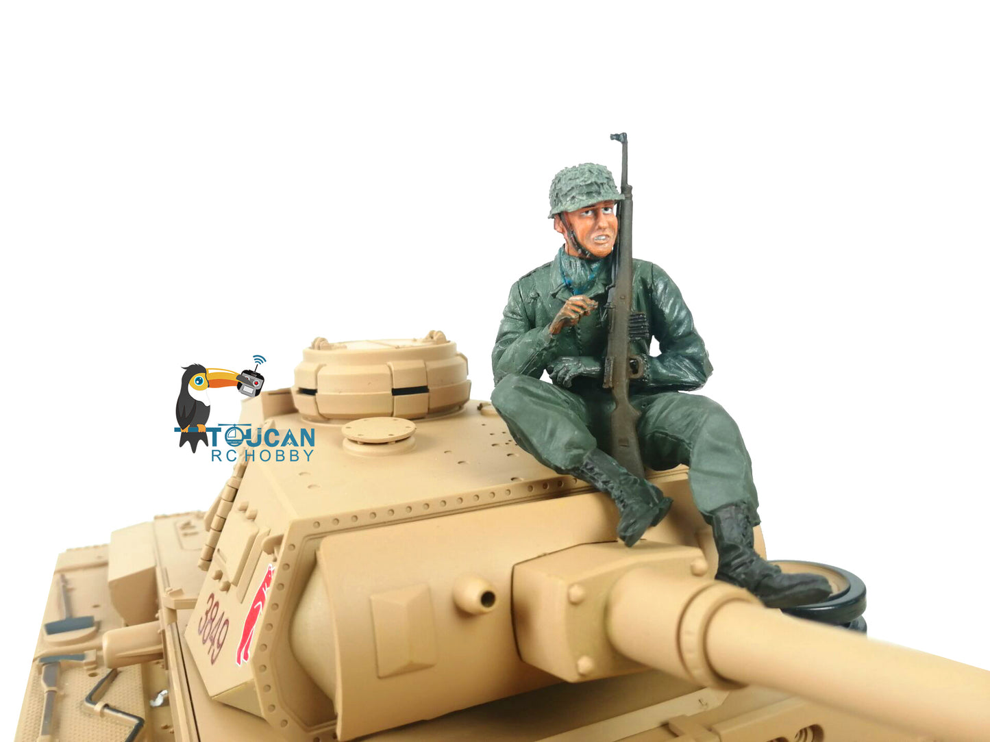 1/16 Soldier American German Russian Male Female Telescope Side Sitting Uniform For Remote Control Military Tank Model Parts