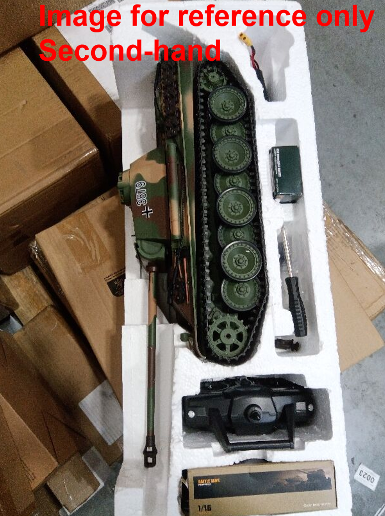 Fast Free Shipping Second Hand US Stock 2.4G Henglong 1/16 Scale 7.0 Plastic German Panther G RTR RC Tank Model 3879