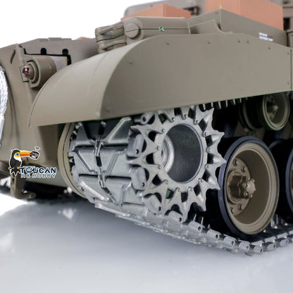 Henglong 1/16 FPV Scale 7.0 Upgraded M26 Pershing RTR RC Tank 3838 Metal Tracks Sprocket Wheels 360 Degree Turret Rotation