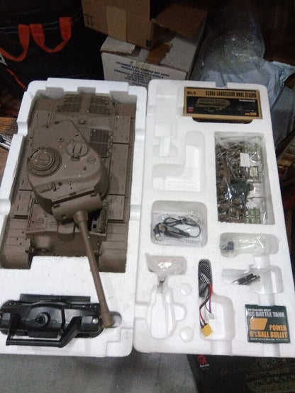Fast Free Shipping Second Hand US Stock Henglong 1/16 Scale 7.0 Upgraded 3838 M26 Pershing RTR RC Tank BB IR Metal Tracks Gearbox Drive Wheels