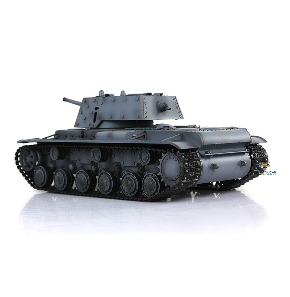Henglong 1/16 7.0 Upgraded 2.4G Soviet KV-1 3878 RTR RC Tank Metal Drive Idler Wheels