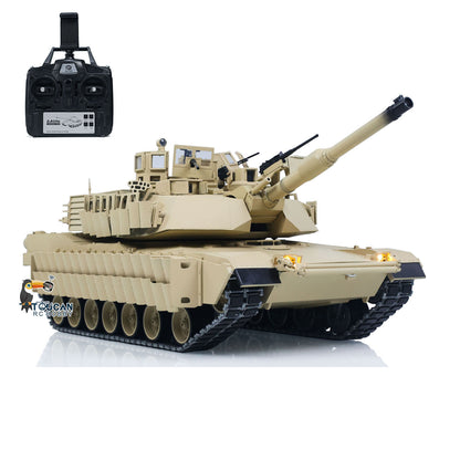 IN Stock TOUCAN 1/16 Full Metal USA Abrams M1A2 RTR RC Tank 3918 TUSK II Dual Flow Gearbox 360 Degrees Turret Barrel Recoil FPV BB IR Smoke
