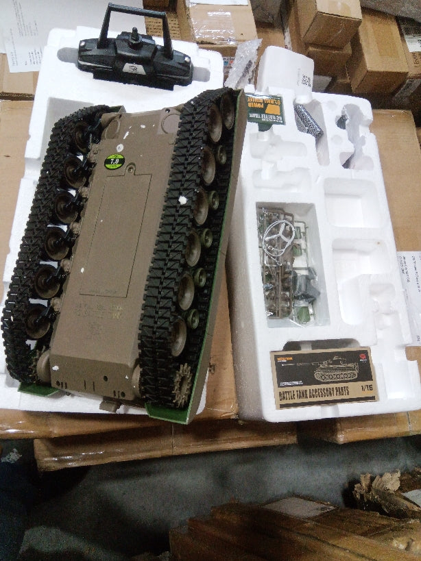 Fast Free Shipping Second Hand US Stock 2.4Ghz Plastic Henglong 1/16 3838 RTR RC Tank 7.0 M26 Pershing BB IR Smoke Sound Light