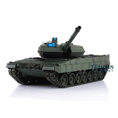 2.4Ghz Henglong 1/16 7.0 Plastic Ver Leopard2A6 RTR RC Tank Model 3889 BB IR Smoke 340 Degree Turret Light Sound Remote Control Military Model