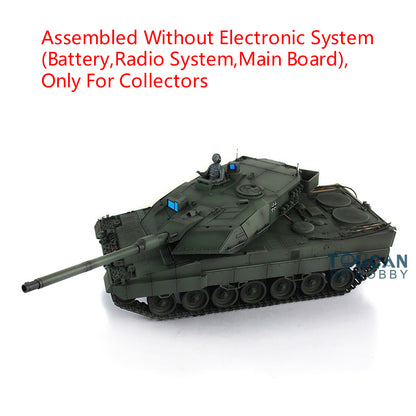 1/16 Henglong Plastic 3889 German Leopard 2 A6 Static Tank Decorative Collection Display Model Without Electronic System