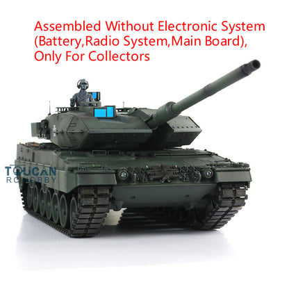 1/16 Henglong Plastic 3889 German Leopard 2 A6 Static Tank Decorative Collection Display Model Without Electronic System