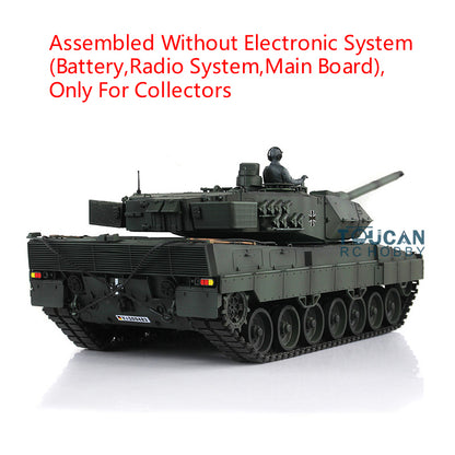 1/16 Henglong Plastic 3889 German Leopard 2 A6 Static Tank Decorative Collection Display Model Without Electronic System