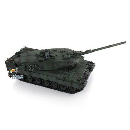 Henglong 1/16 TK7.0 Plastic 3889 Leopard2A6 RTR RC Tank with BB Infrared Combat Smoke Sound Light 360 Degrees Turret Metal Barrel