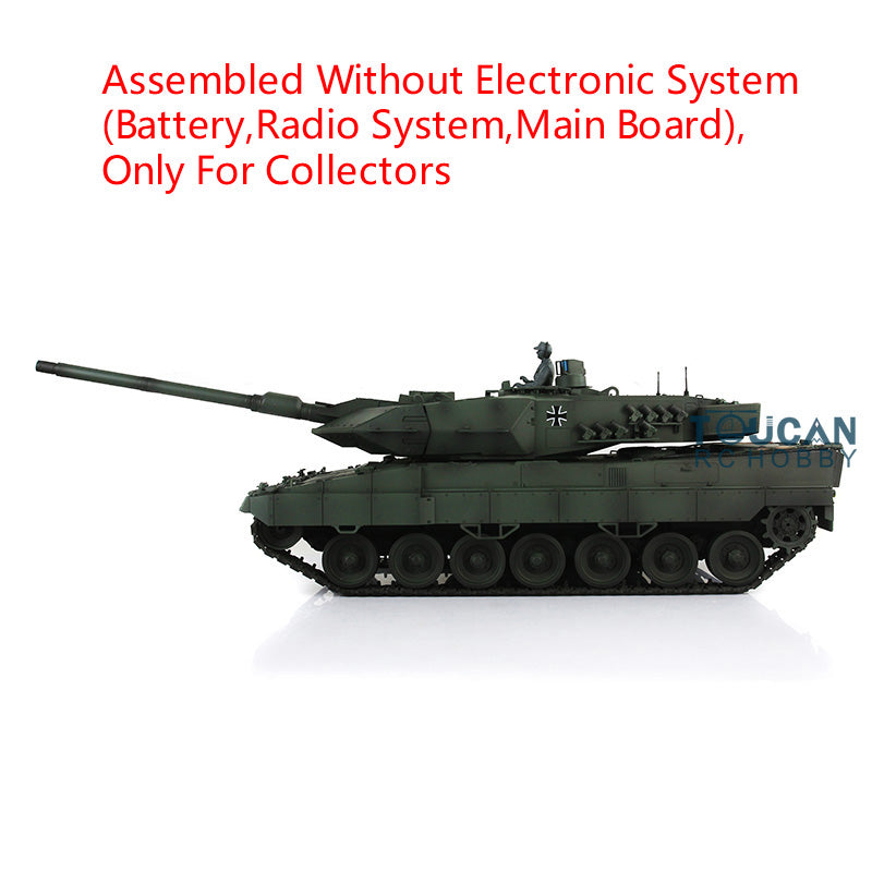 1/16 Henglong Plastic 3889 German Leopard 2 A6 Static Tank Decorative Collection Display Model Without Electronic System